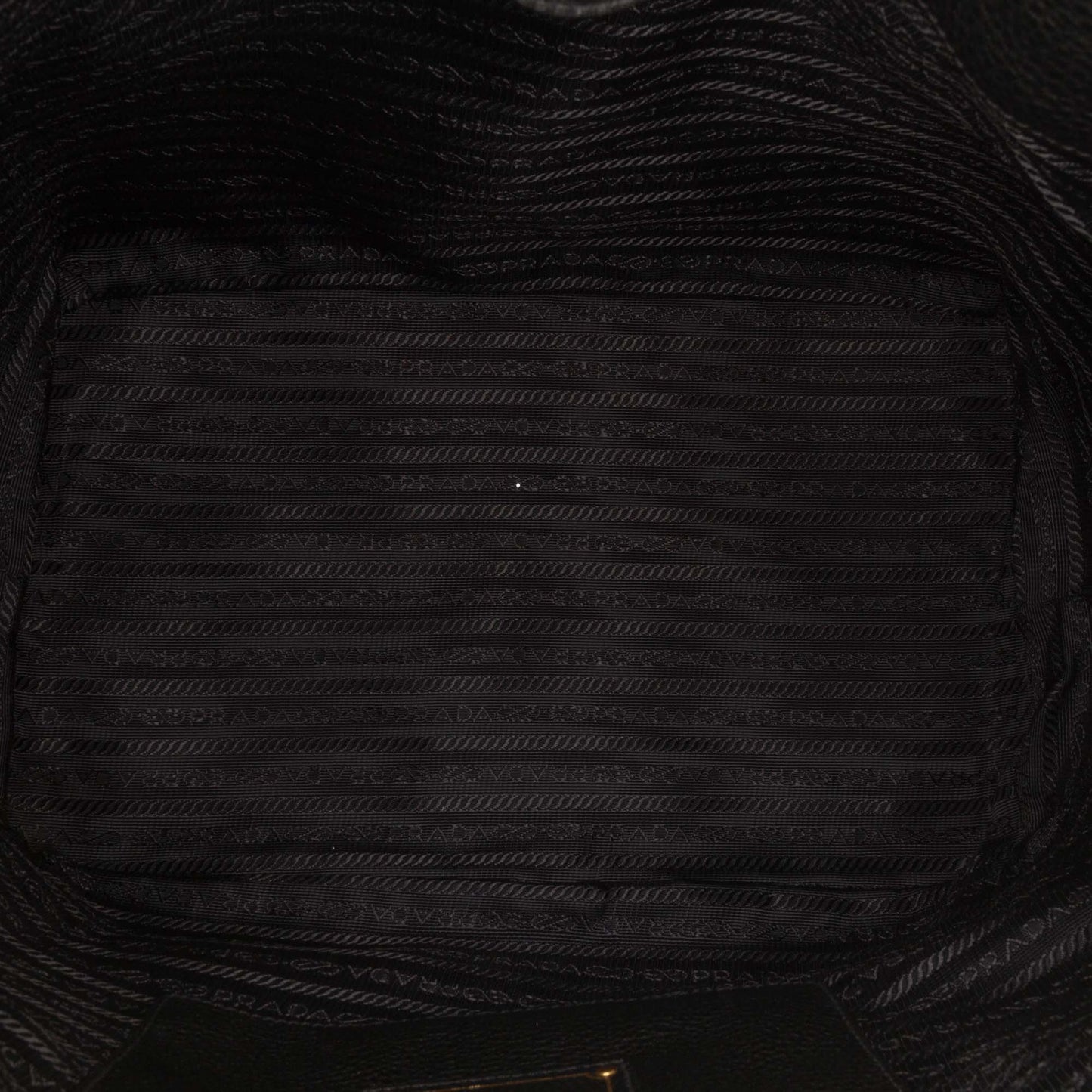 Prada Vitello Daino Open Convertible Tote