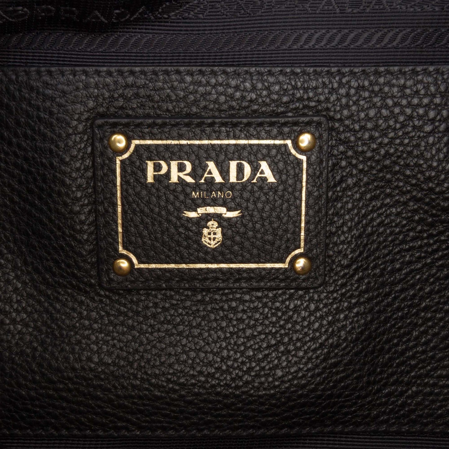 Prada Vitello Daino Open Convertible Tote