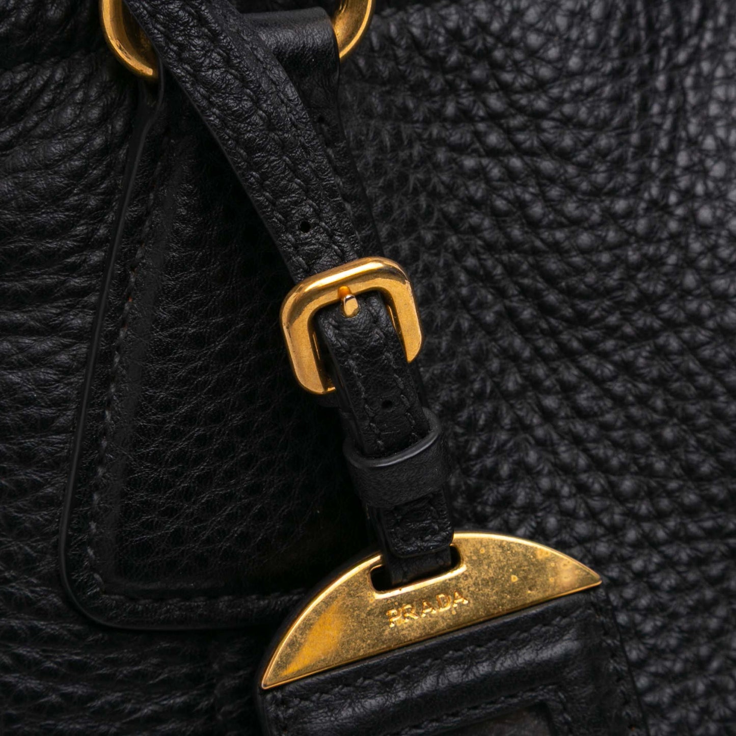 Prada Vitello Daino Open Convertible Tote