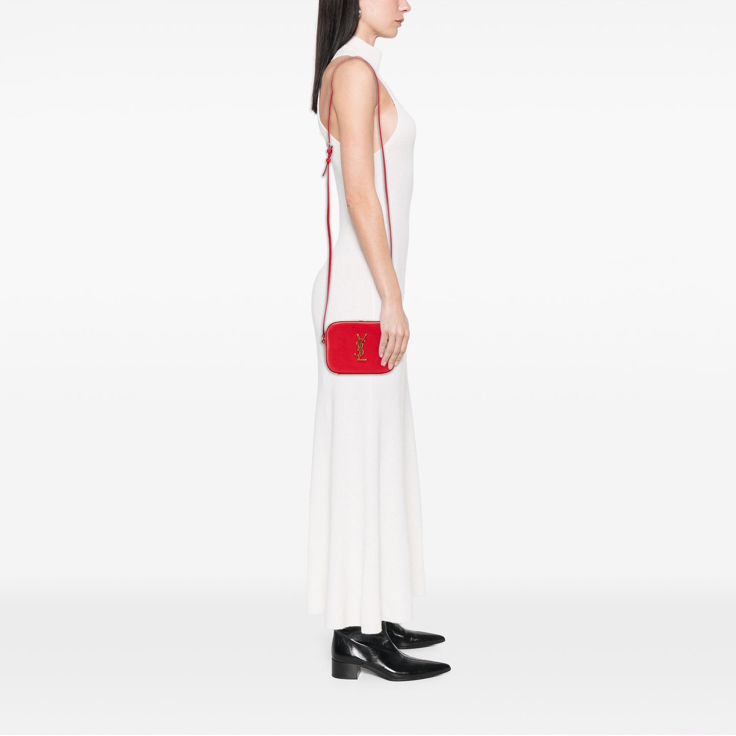 YSL Small Grain De Poudre Classic Monogram Camera Bag