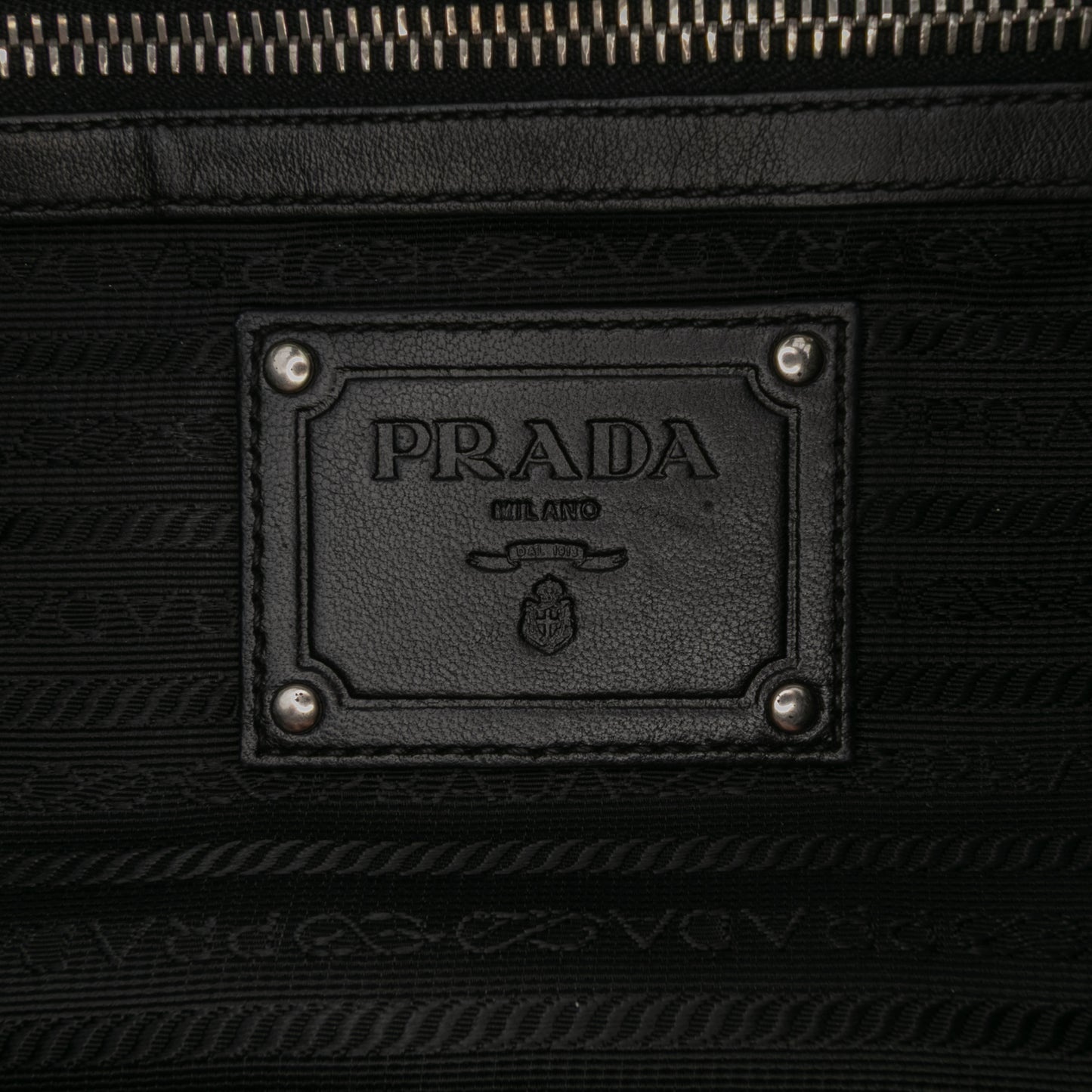 Prada Tote Tessuto Napa Ondas