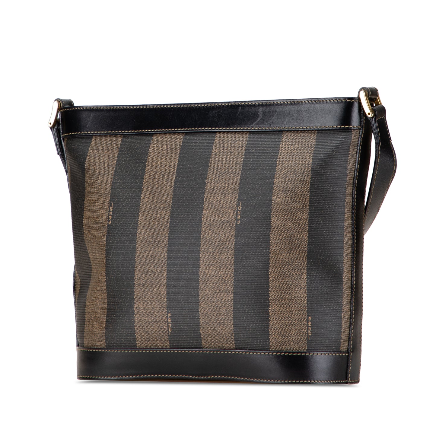 Fendi Pequin Coated Canvas Crossbody
