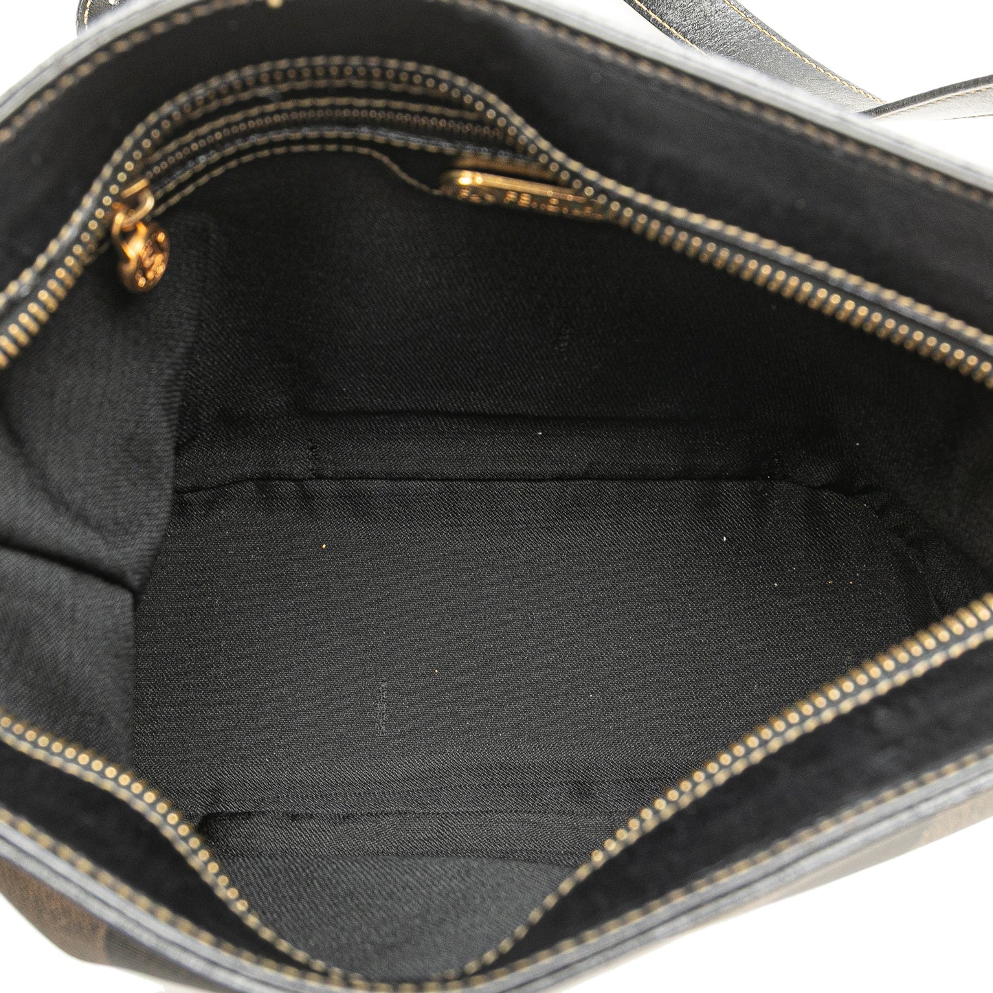 Fendi Pequin Coated Canvas Crossbody
