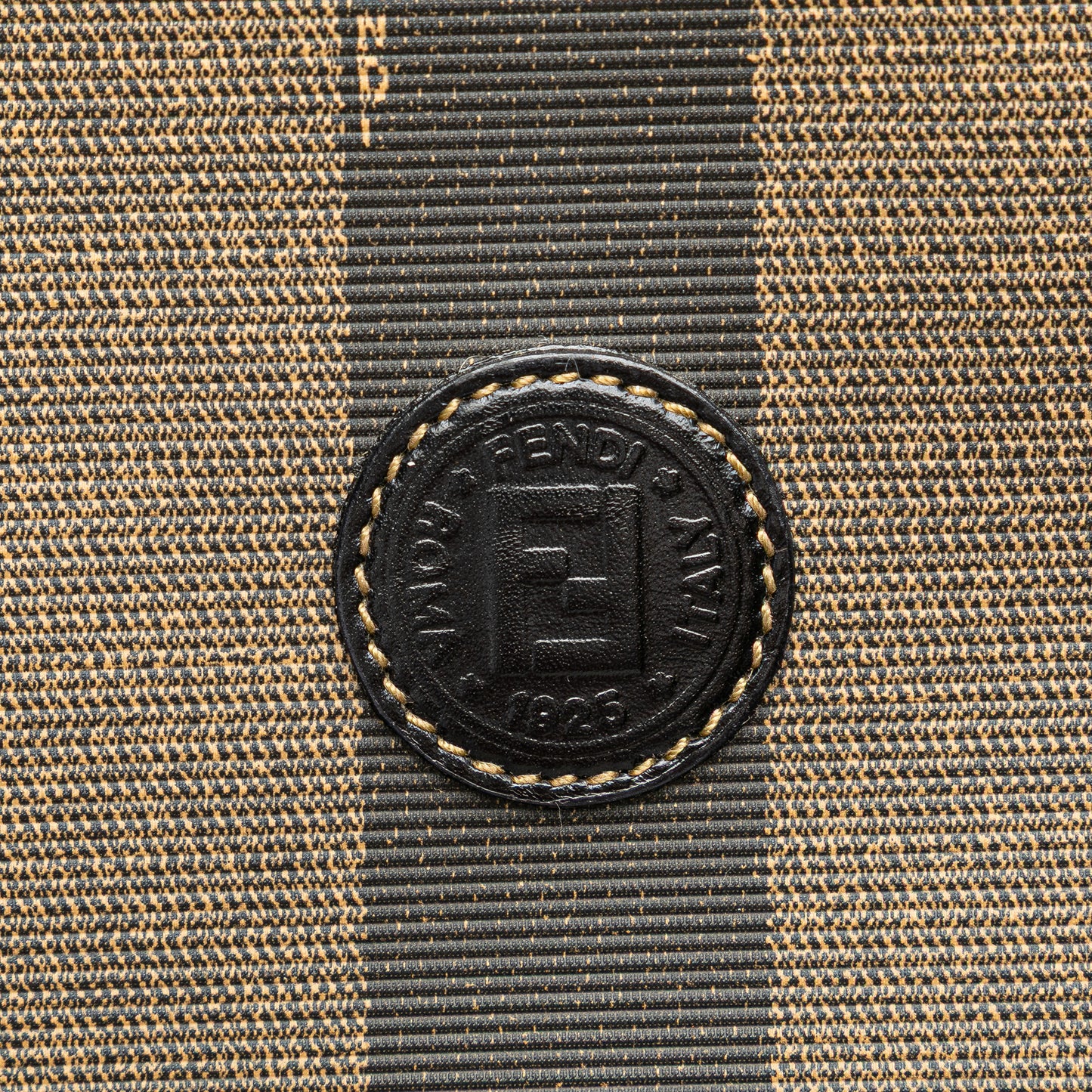 Fendi Pequin Coated Canvas Crossbody