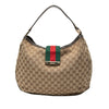 Gucci Large GG Canvas Web New Ladies Hobo