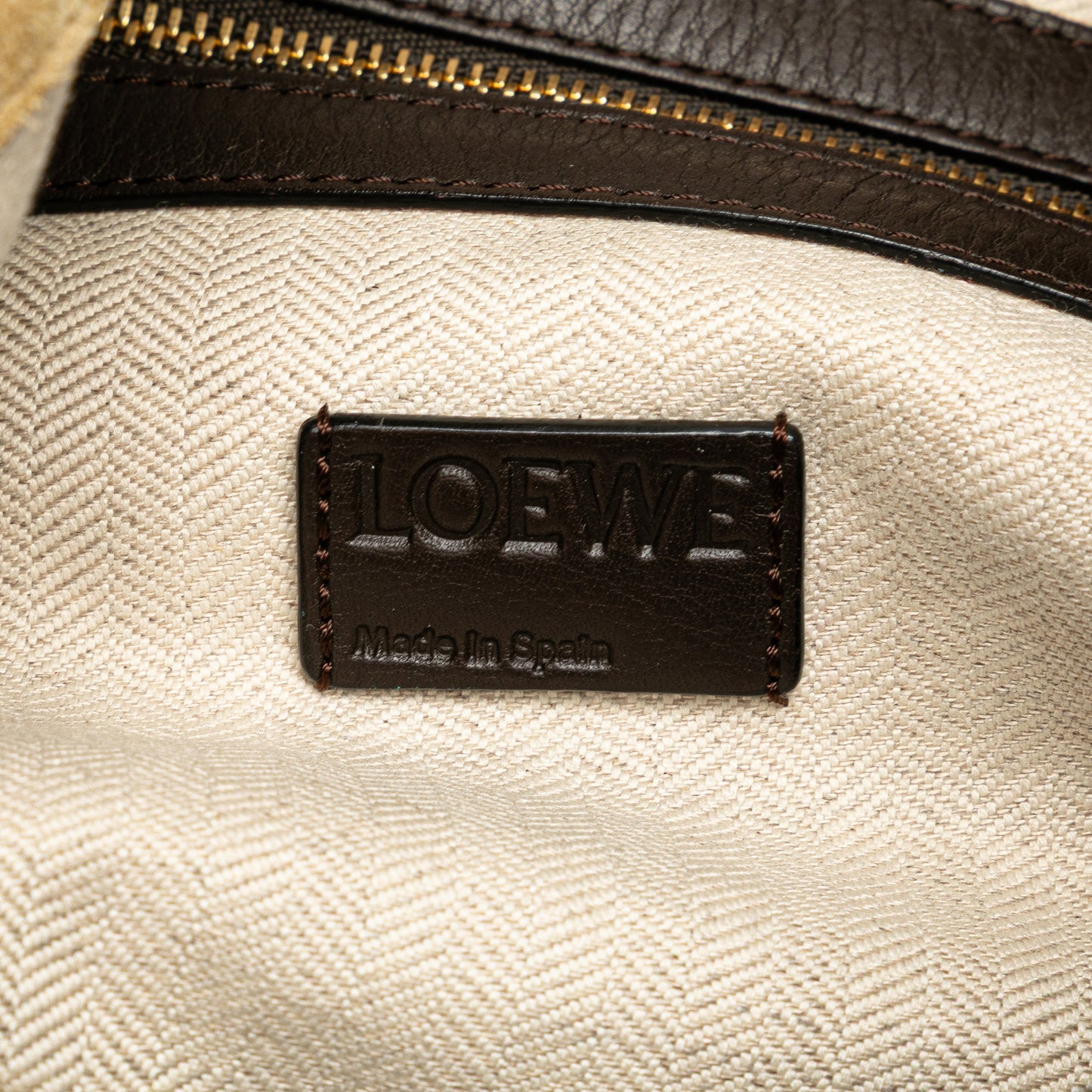 Loewe Small Suede Flamenco Knot Hobo