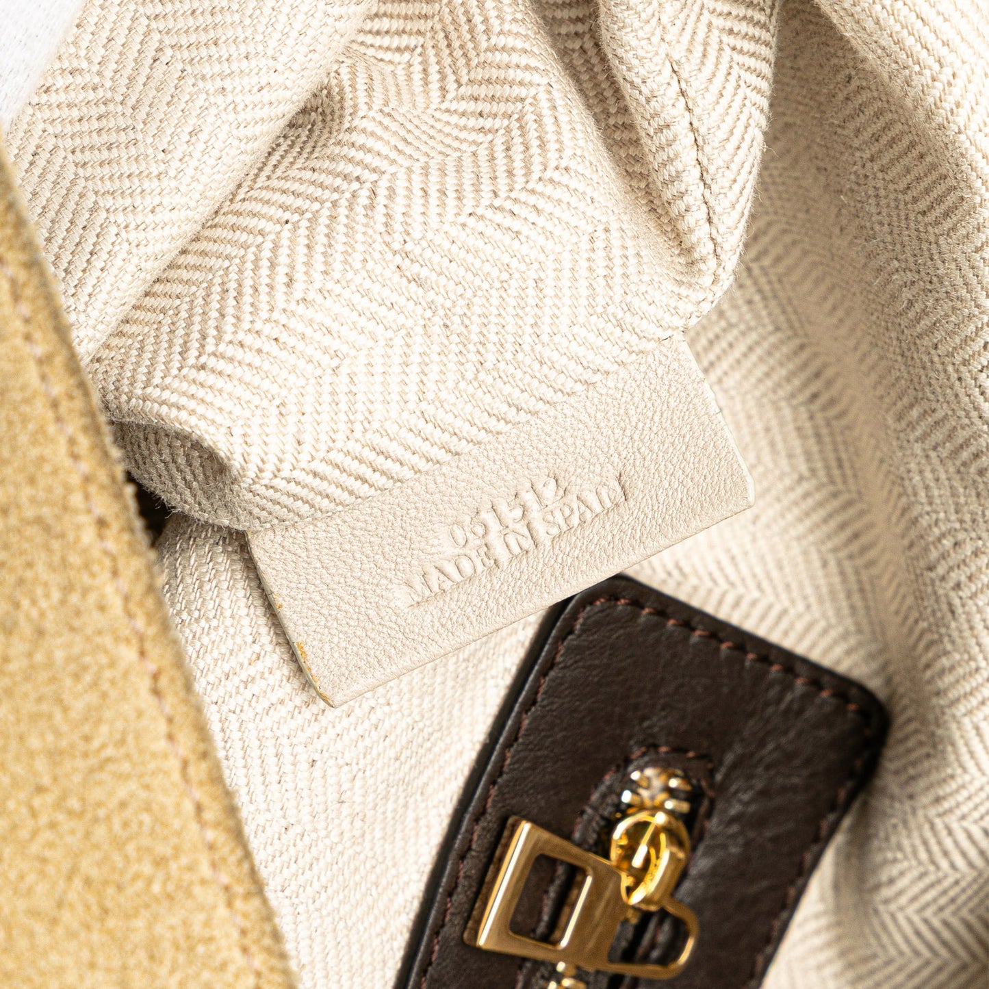 Loewe Small Suede Flamenco Knot Hobo