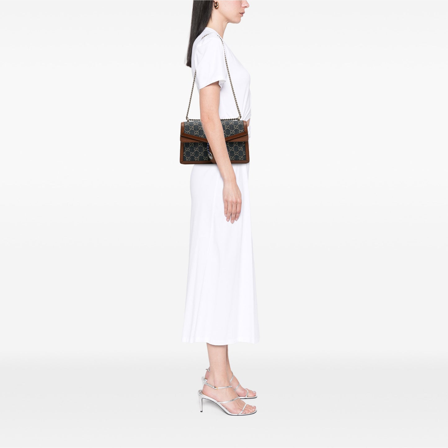Gucci Small GG Denim Dionysus Shoulder Bag