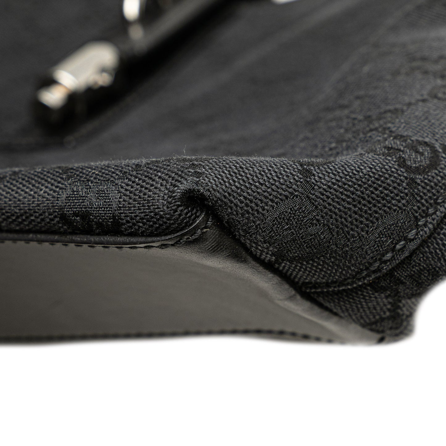 Gucci GG Canvas Piston Shoulder Bag