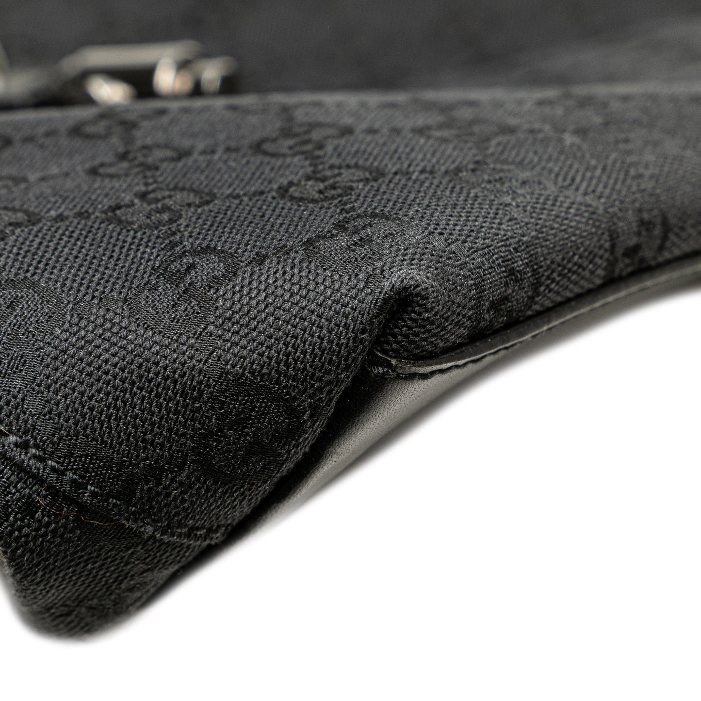 Gucci GG Canvas Piston Shoulder Bag