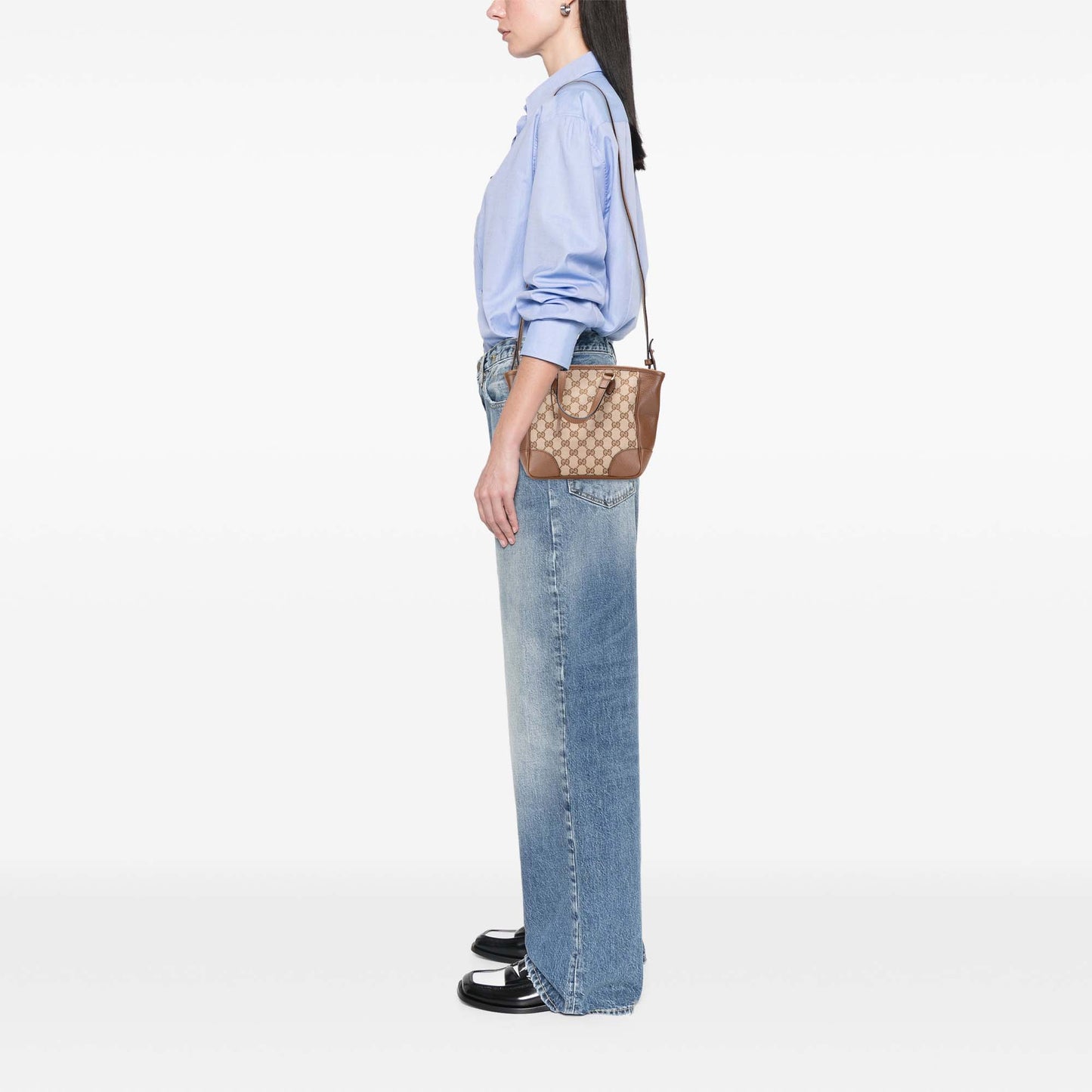 Gucci Small GG Canvas Bree Satchel