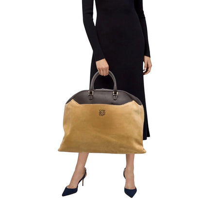 Bolso Boston de ante Loewe