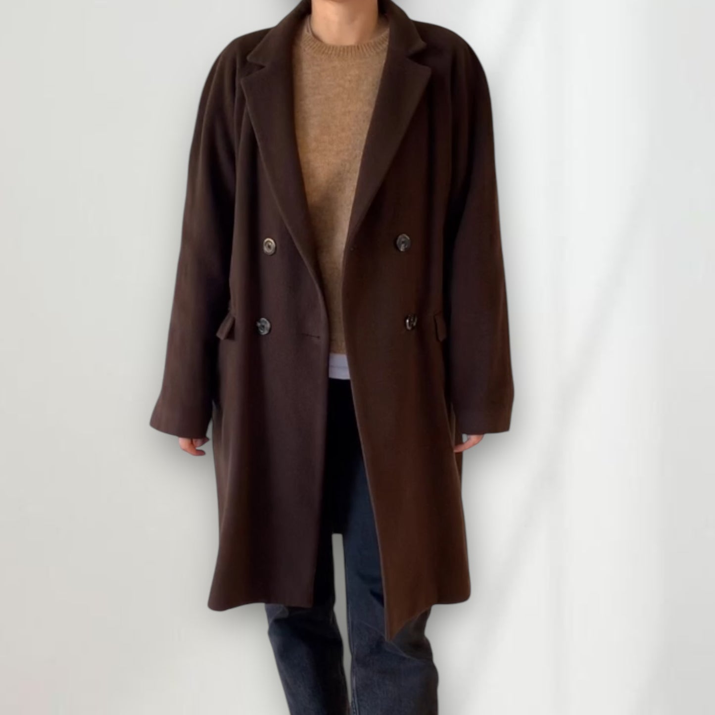 Cashmere and wool coat