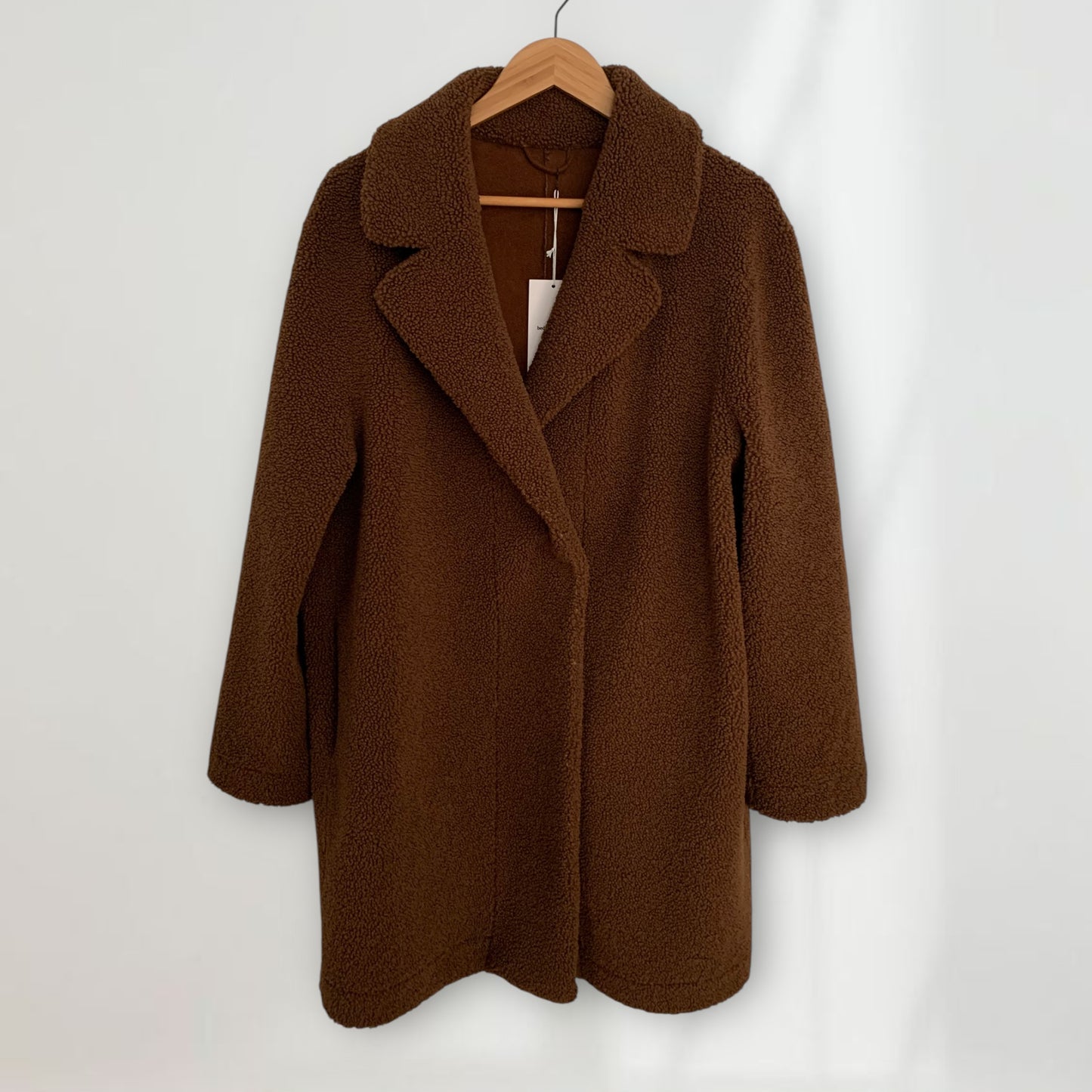 Faux shearling coat