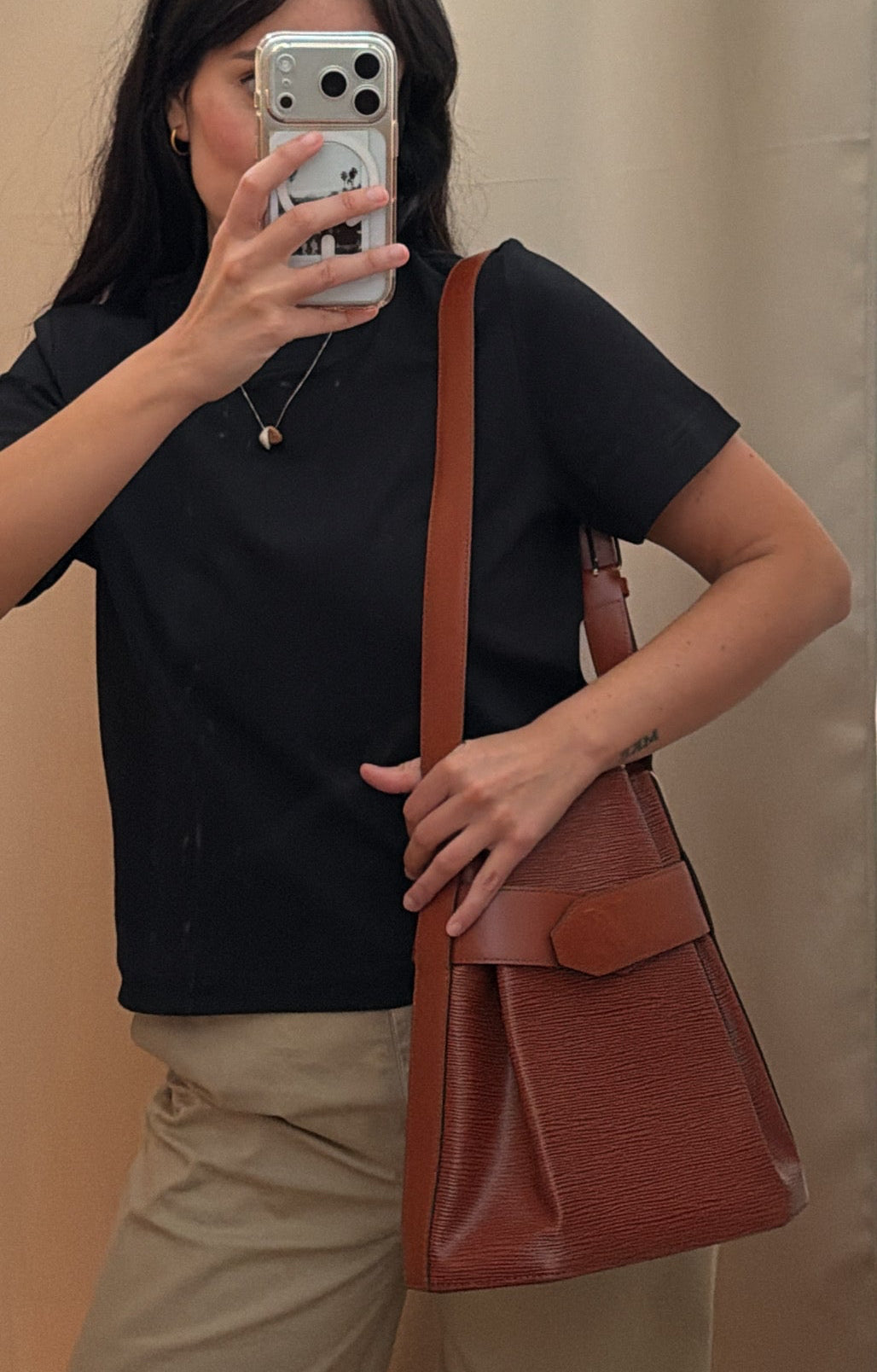 Louis Vuitton Epi Sac D'Épaule GM