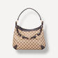 Bolso Hobo Gucci GG de lona Horsebit