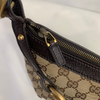 Gucci GG Canvas Horsebit Hobo Bag Small