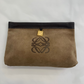 Loewe clutch suede