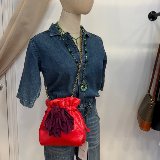 Lanvin Flower Pouch Crossbody