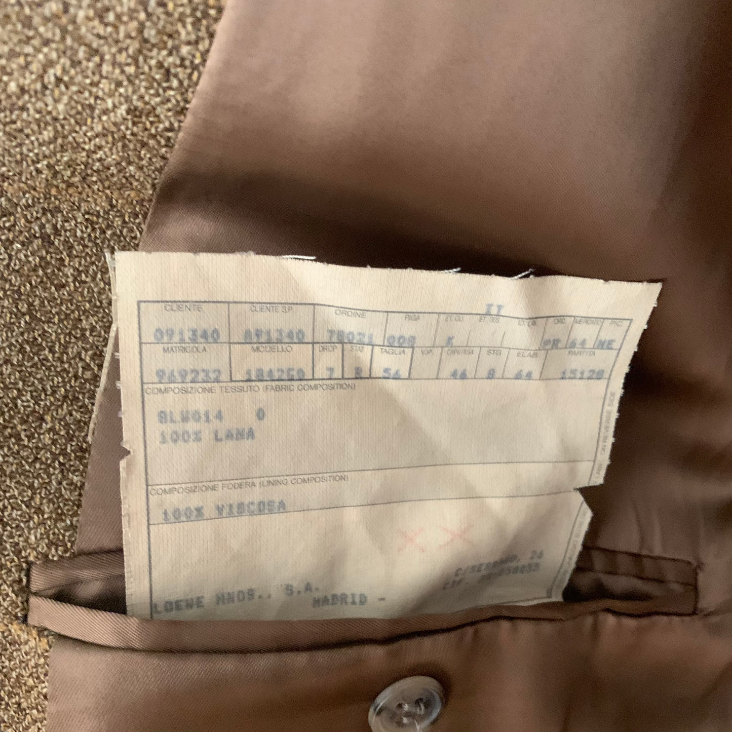 Blazer Loewe vintage