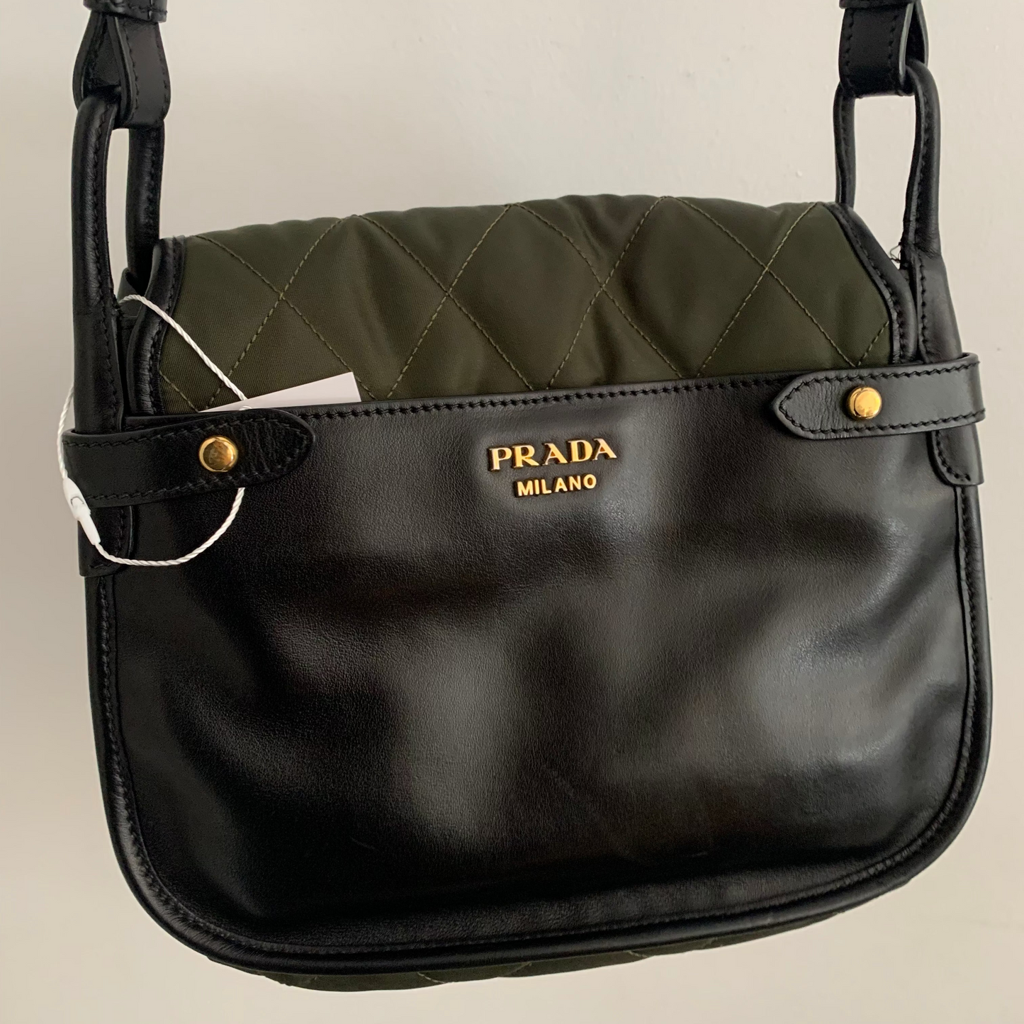 Bolso Prada Corsaire verde militar