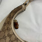 Gucci GG Canvas Bamboo Horsebit Amalfi Hobo