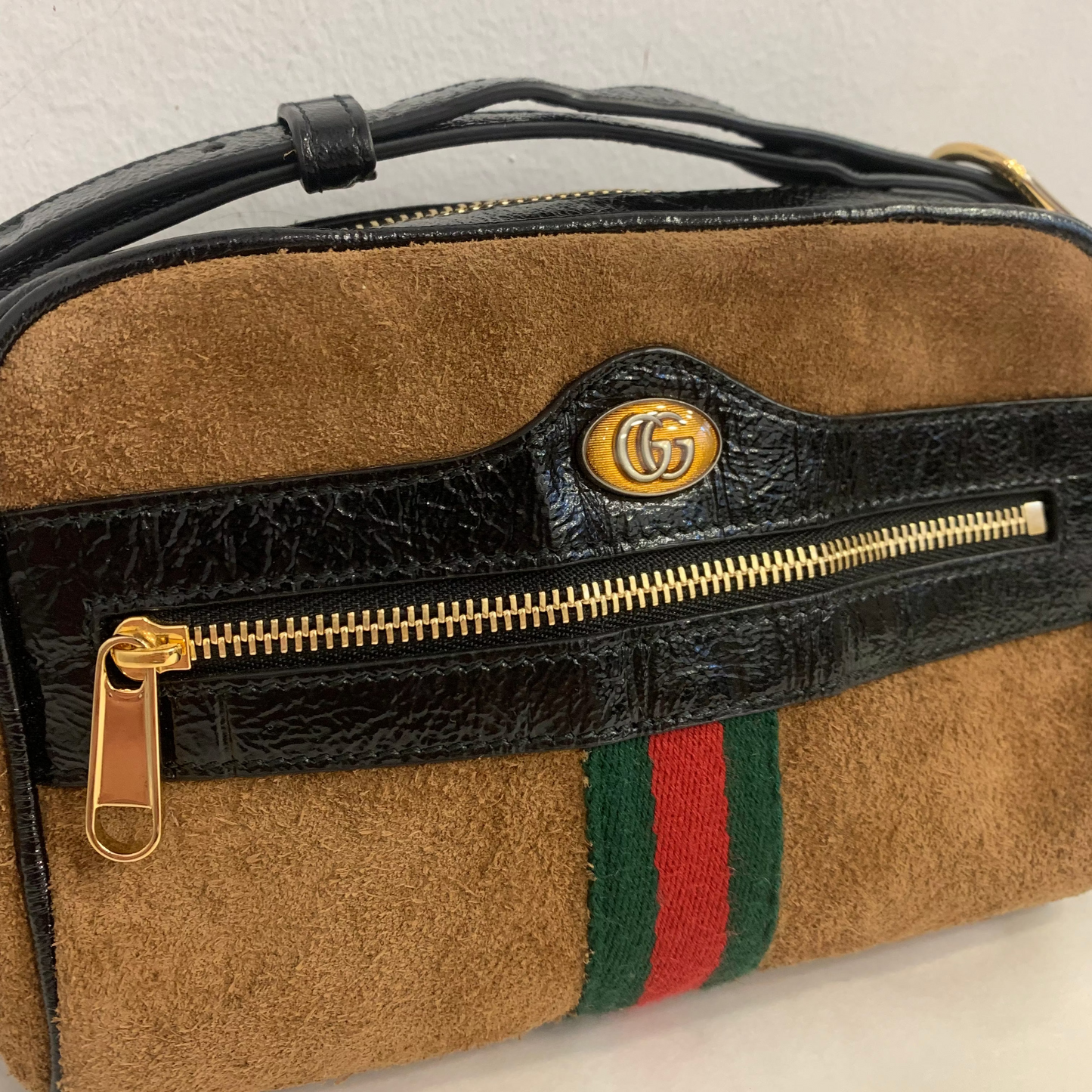 Gucci Mini Suede Ophidia Crossbody