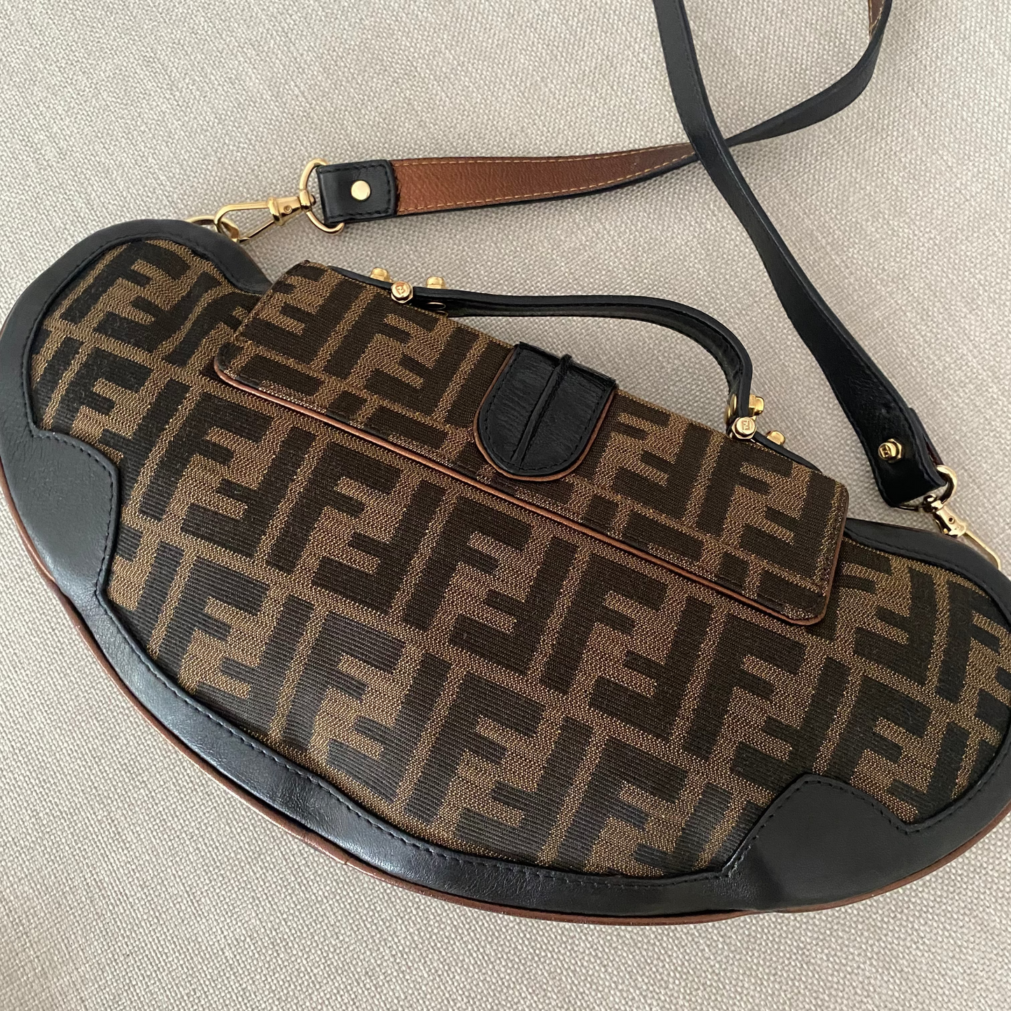 Fendi Zucca Vanity Clutch