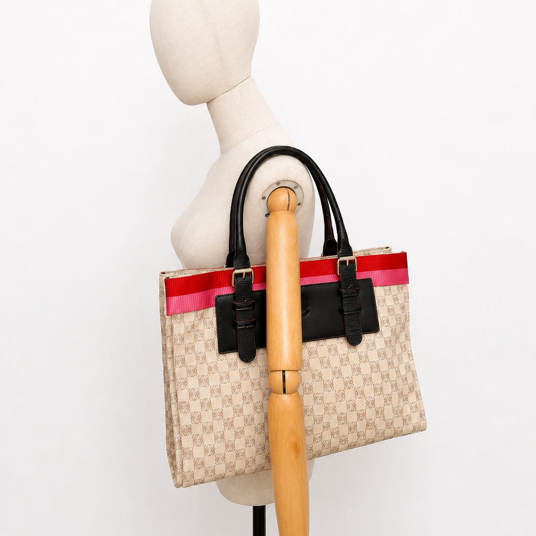 Loewe Anagram Canvas Tote