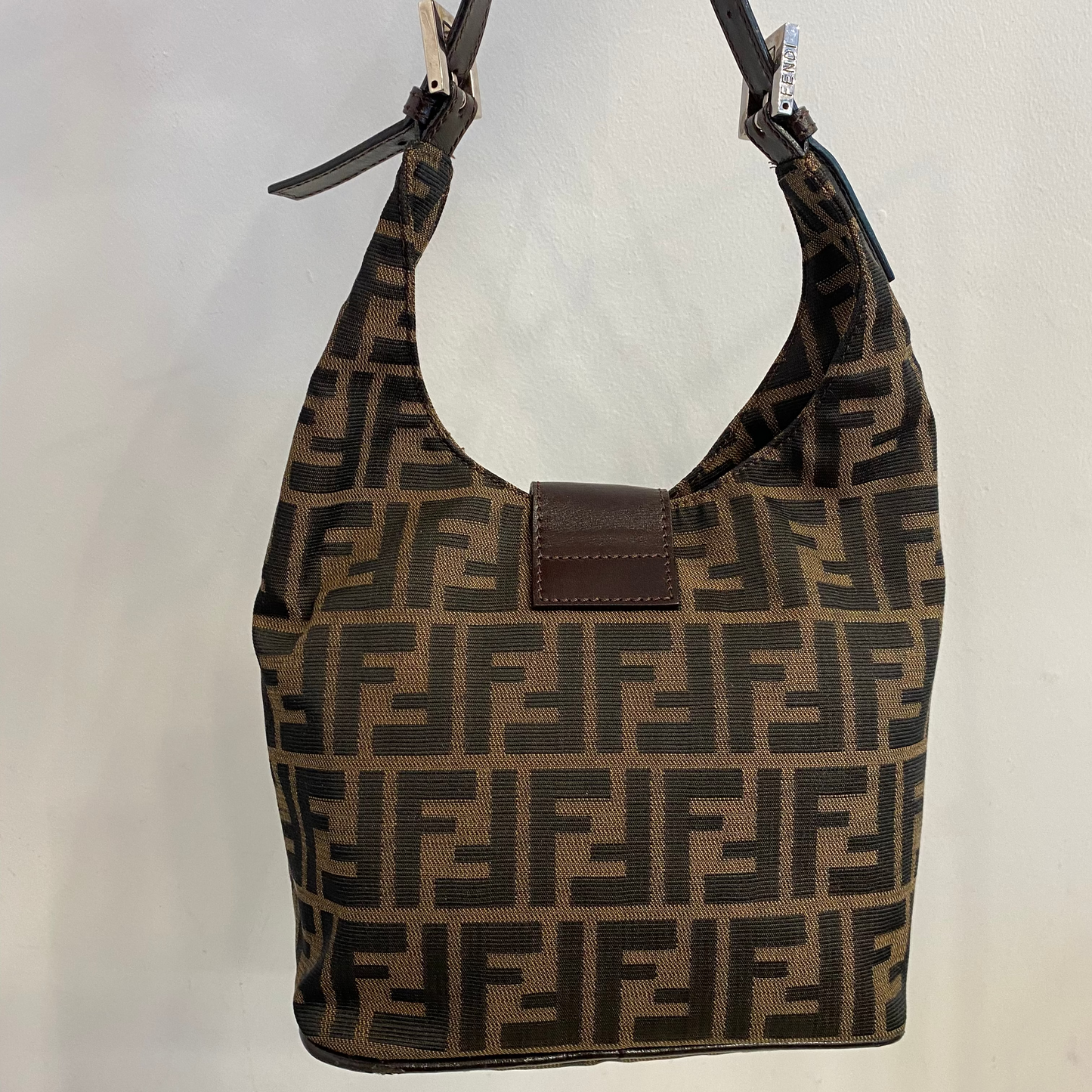 Fendi Zucca Mini Hobo Bag