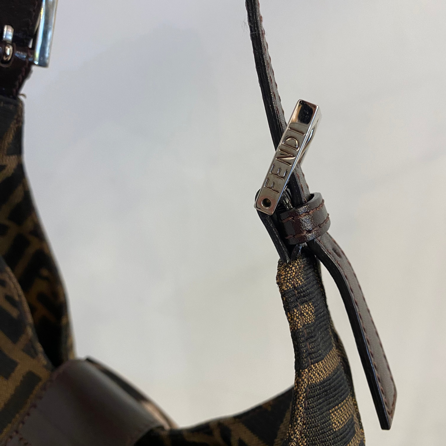Fendi Zucca Mini Hobo Bag