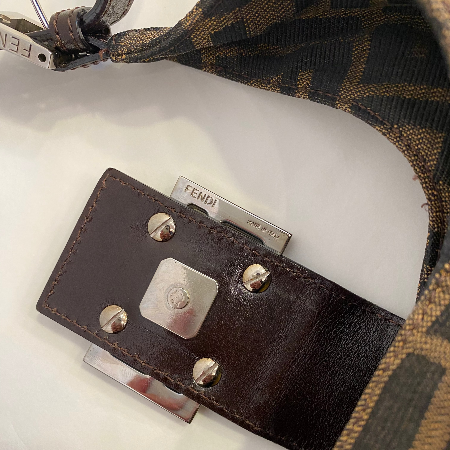 Fendi Zucca Mini Hobo Bag