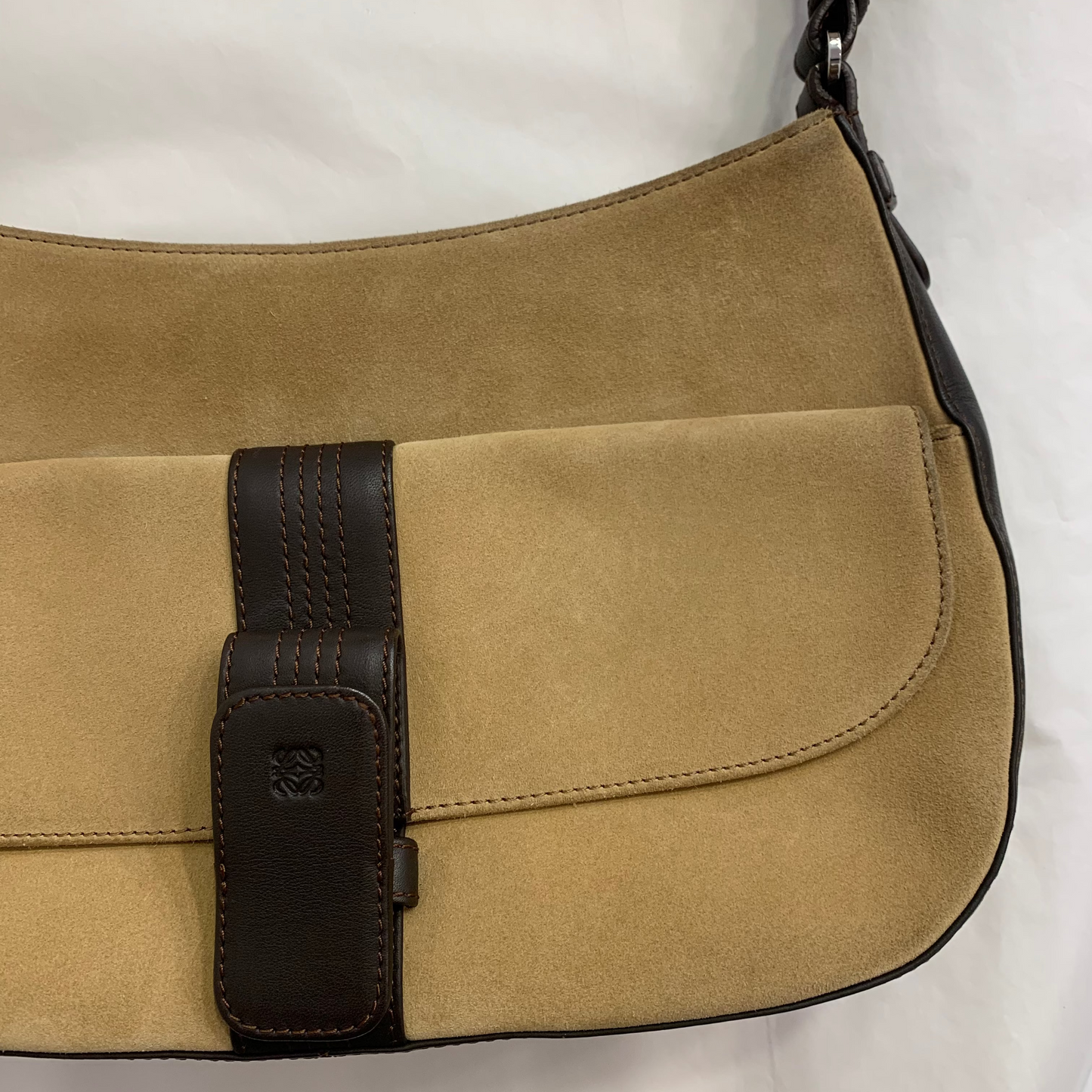 Loewe Suede Hobo Bag