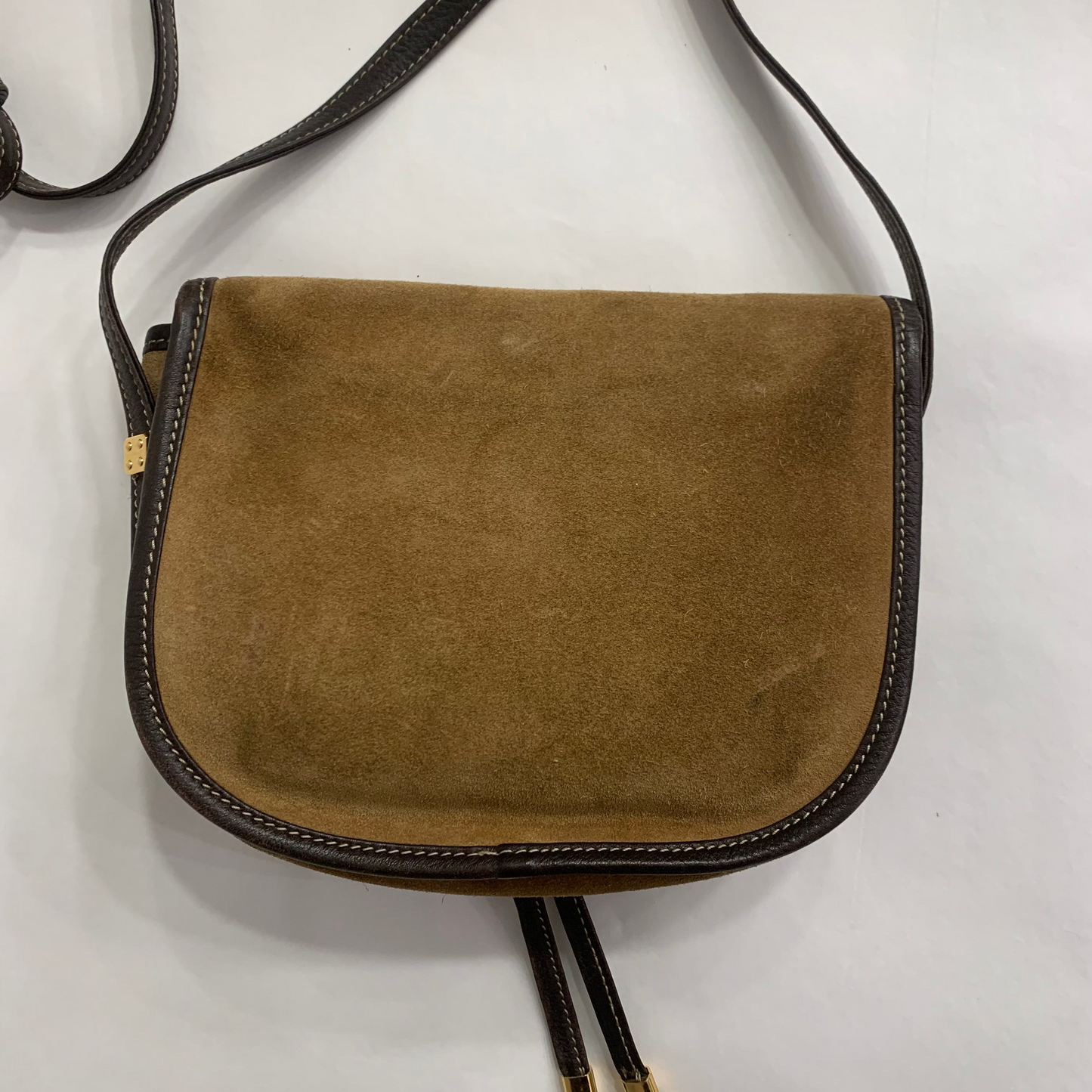 Loewe Suede Crossbody Bag