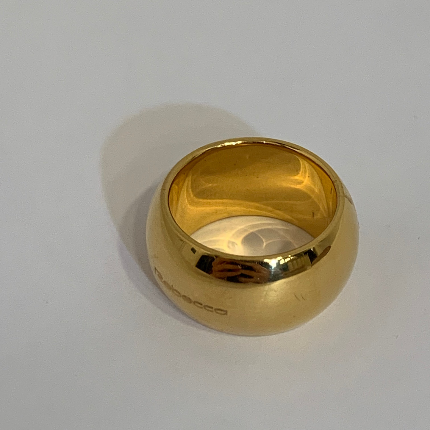 Gold plated ring