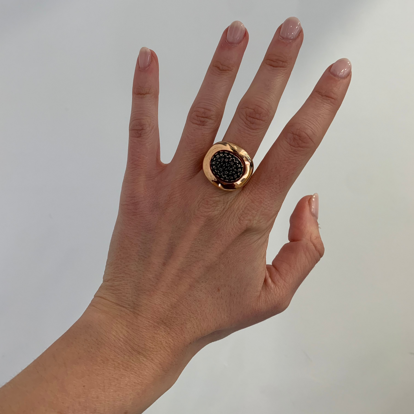 Rose gold ring