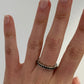 Black zircon ring