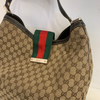 Gucci Large GG Canvas Web New Ladies Hobo