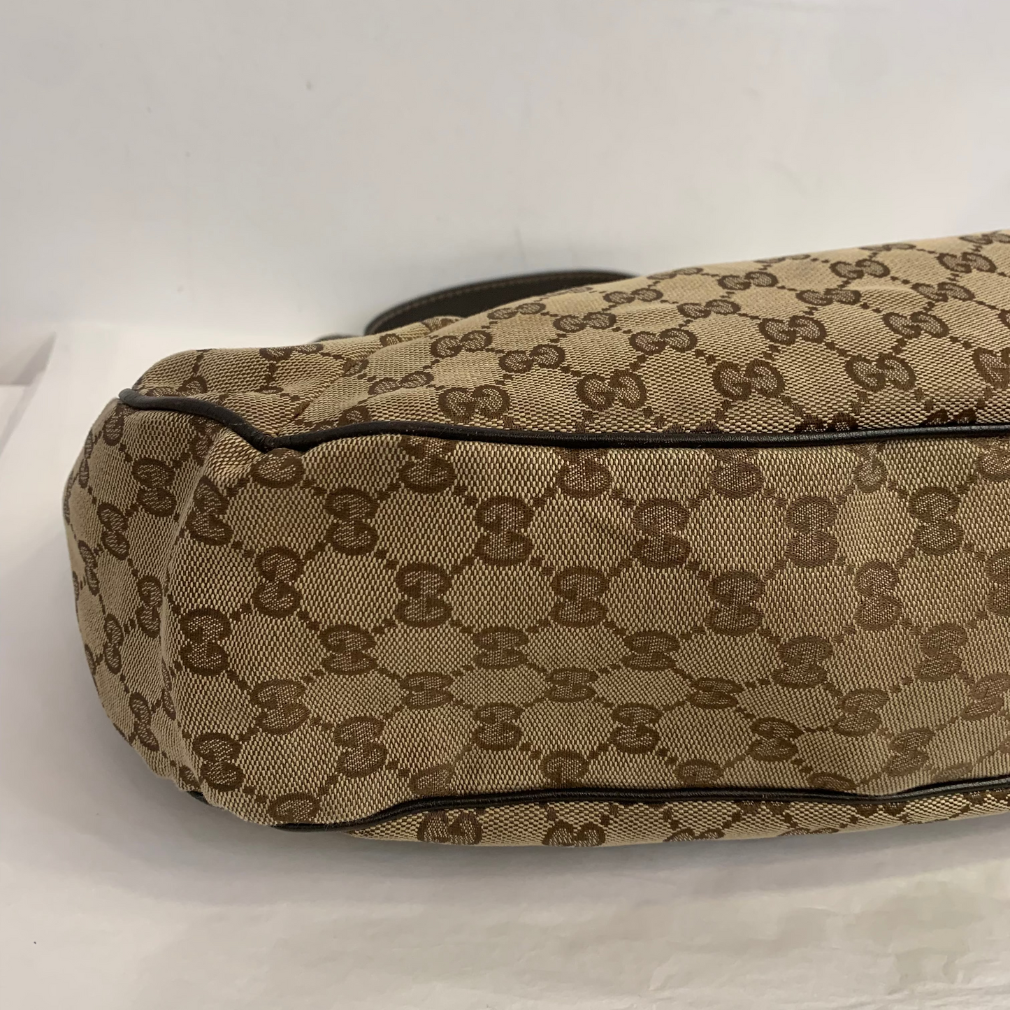 Gucci Large GG Canvas Web New Ladies Hobo