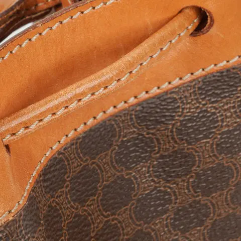 Celine Macadam Coated Canvas Bucket Bag