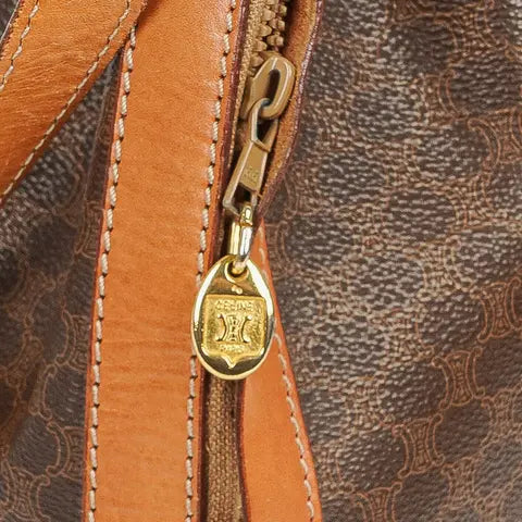 Celine Macadam Coated Canvas Bucket Bag