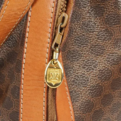 Celine Macadam Coated Canvas Bucket Bag