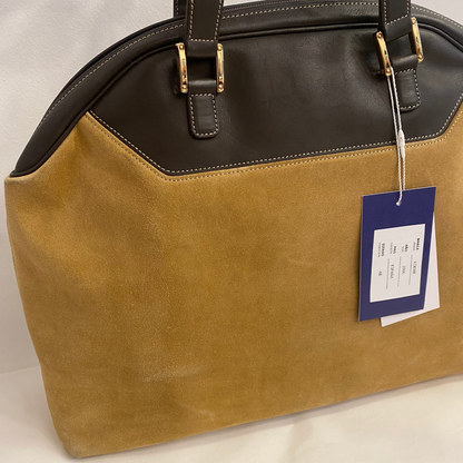 Bolso Boston de ante Loewe