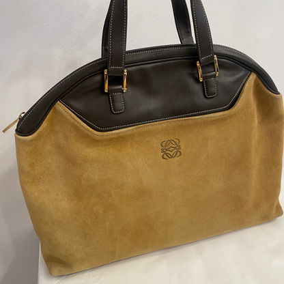 Bolso Boston de ante Loewe