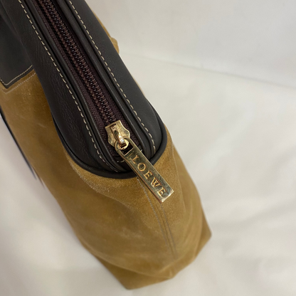 Bolso Boston de ante Loewe