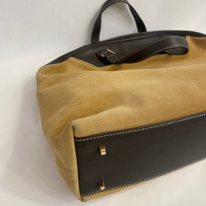 Bolso Boston de ante Loewe
