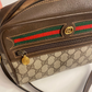 Gucci GG Supreme Web Sherry Line Crossbody