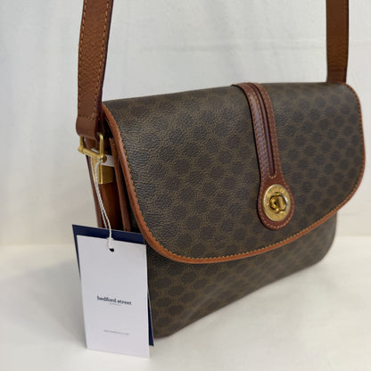 Celine Macadam Coated Canvas Crossbody Bag