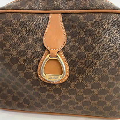 Celine Macadam Coated Canvas Crossbody Bag
