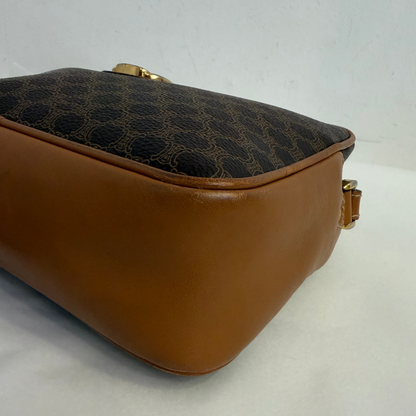 Celine Macadam Coated Canvas Crossbody Bag
